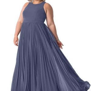 Azazie Lindie Dress in Stormy - Size 20